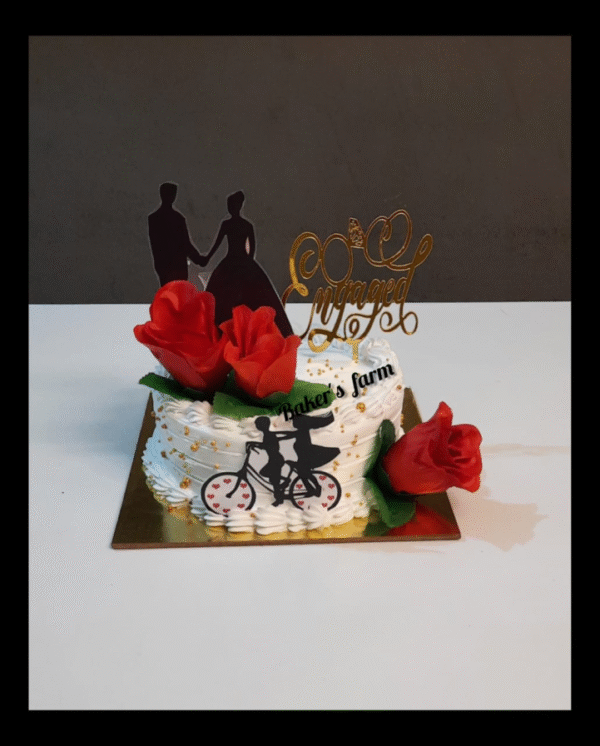 Engagement Theme Cake - 500 gm