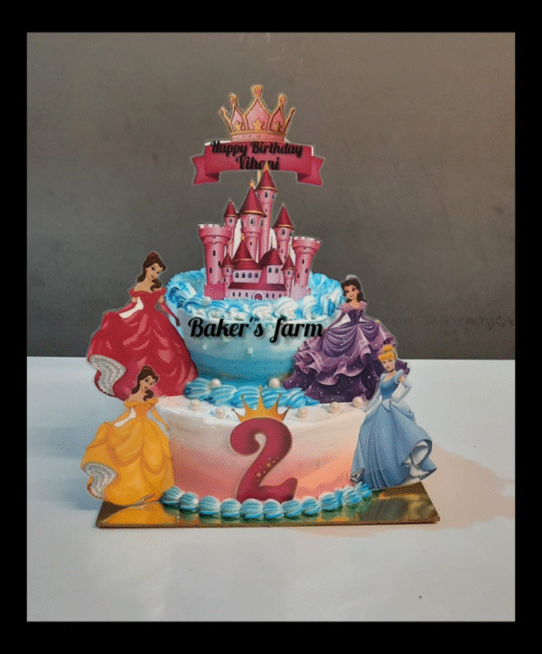 Princess Theme Cake - 1.5Kg